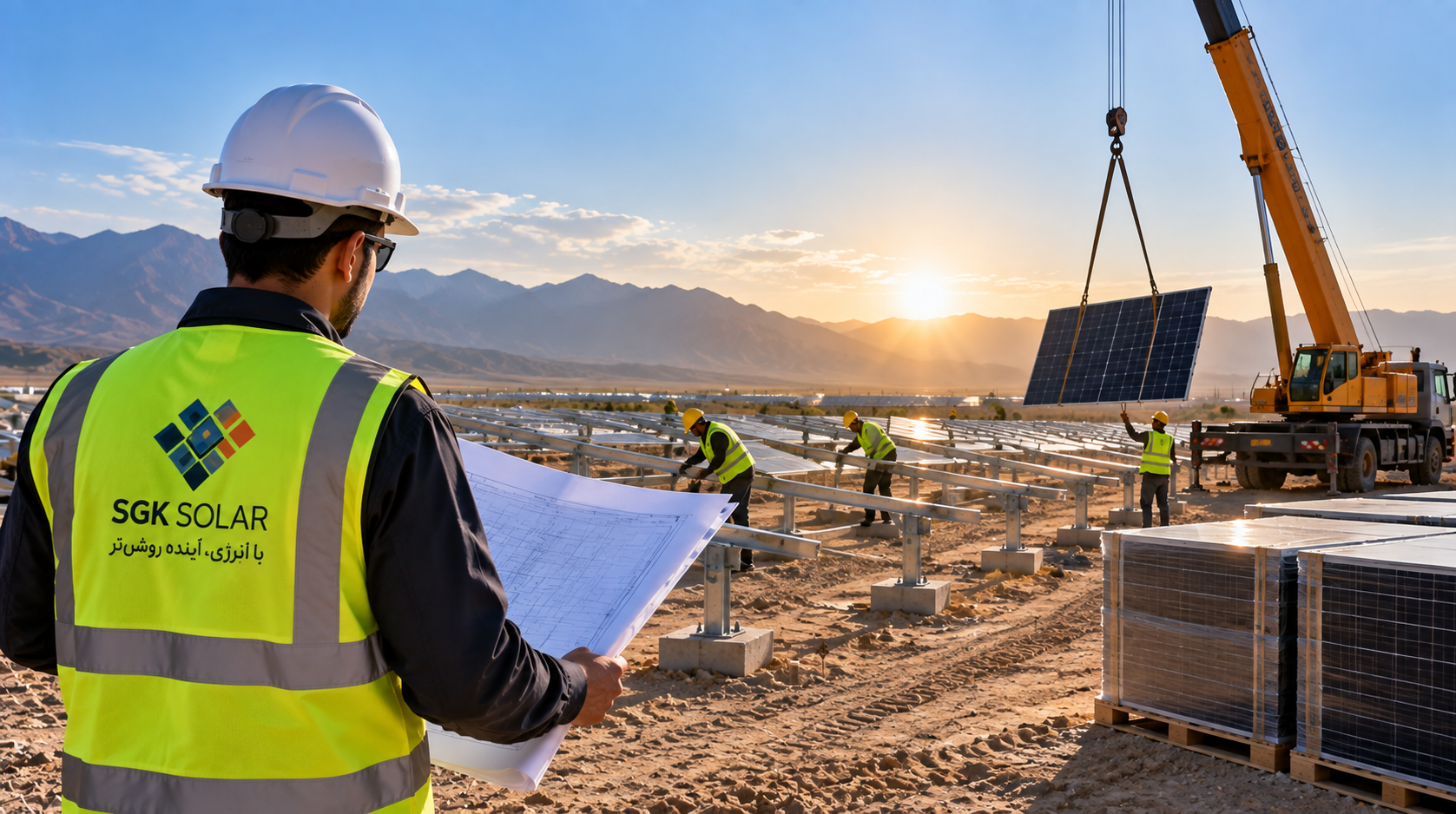 احداث نیروگاه خورشیدی